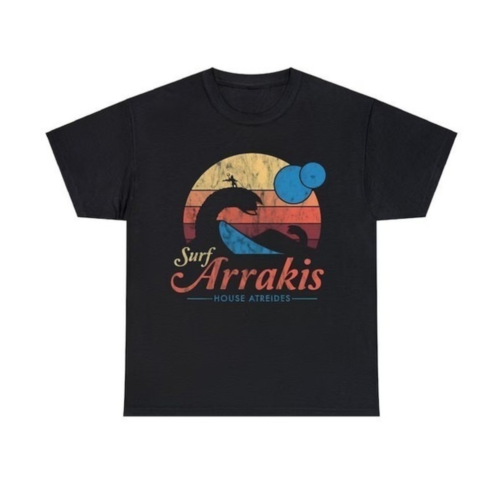 House Atreides Surf Arrakis Distressed Shirt Dune Shirt